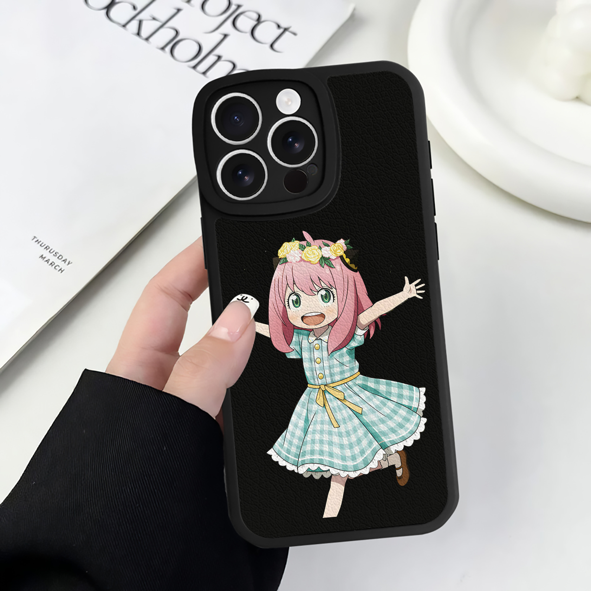（画像用） SPY×FAMILY间谍家家酒 【iPhone 16シリーズ対応】シリコンスマホケース（レザー調） 材質：シリコン